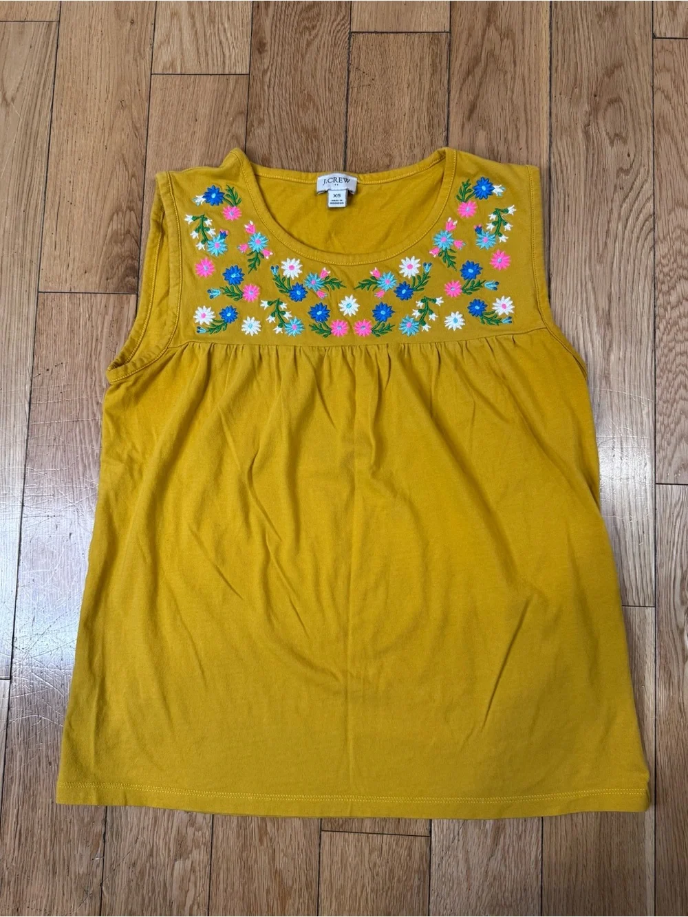 J. Crew crew mustard